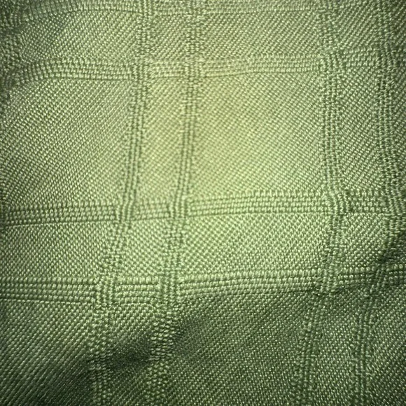 Tommy Bahama Mens Large 100% Silk Short Sleeve Button Down Shirt Sage Green Grid - Picture 4 of 5